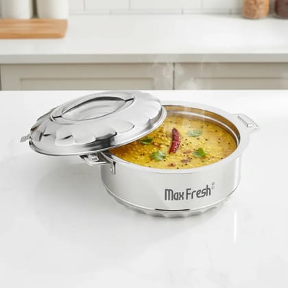 Maxfresh Stainless Steel Hotpot Solitaire 1000 ML