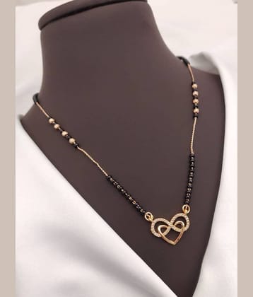 Shivay Fashion Rose Gold Mangalsutra ( Pack of 1 )