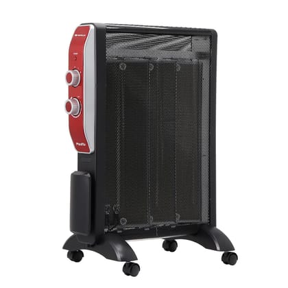 Havells Pacifio Mica Convenction 1500W 3 Plate Room Heater Black