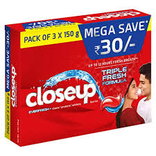 CLOSE UP RED 3*150GM