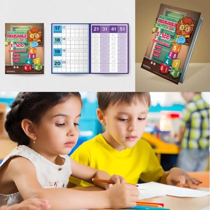 Numbers Eco-Friendly Reusable Book (Set 3)