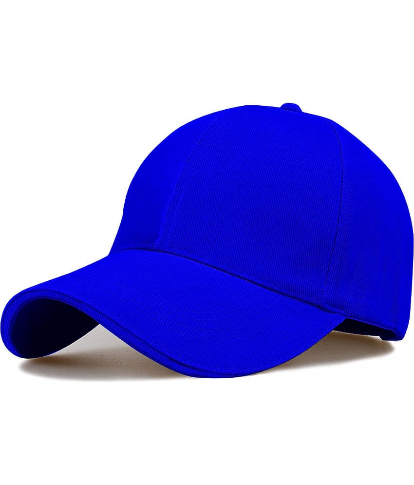 Babji Pack of 1 Cotton Men's Cap ( Blue )