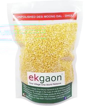 Ekgaon Unpolished Desi Moong Dal - Dhuli 950 gm