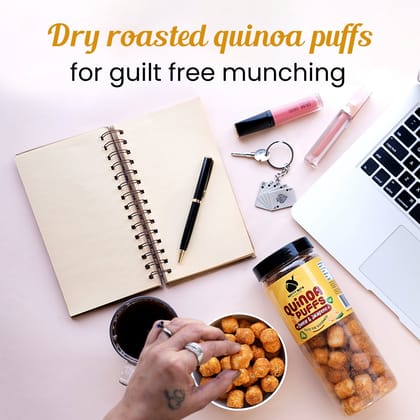 Cheese & Jalapeño Quinoa Puffs-100 GMs / Pack of 2