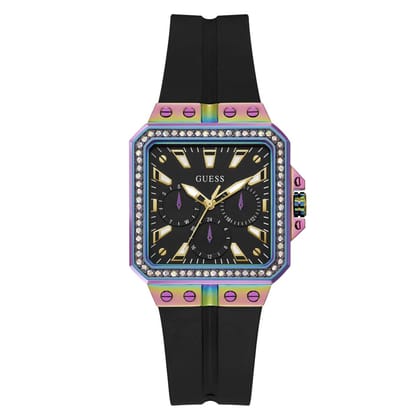 Guess Women 34 mm Black Dial Analog Watch- GW0618L3-Black
