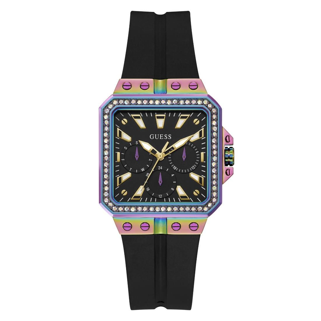 Guess Women 34 mm Black Dial Analog Watch- GW0618L3-Black