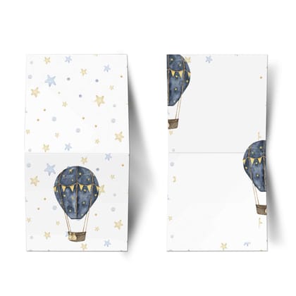 Up Up & Away - Mini Folding Cards-Pack of 25 / No