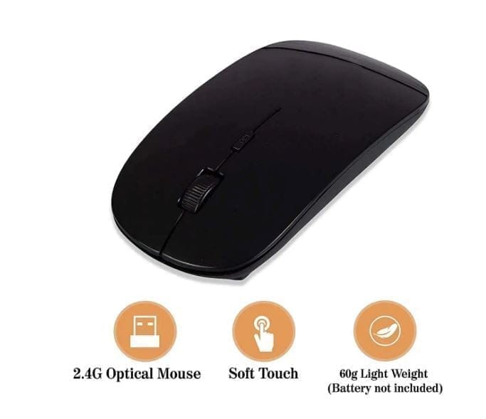 Wireless Mouse High-Speed 2.4GHz for Laptop and Desktop