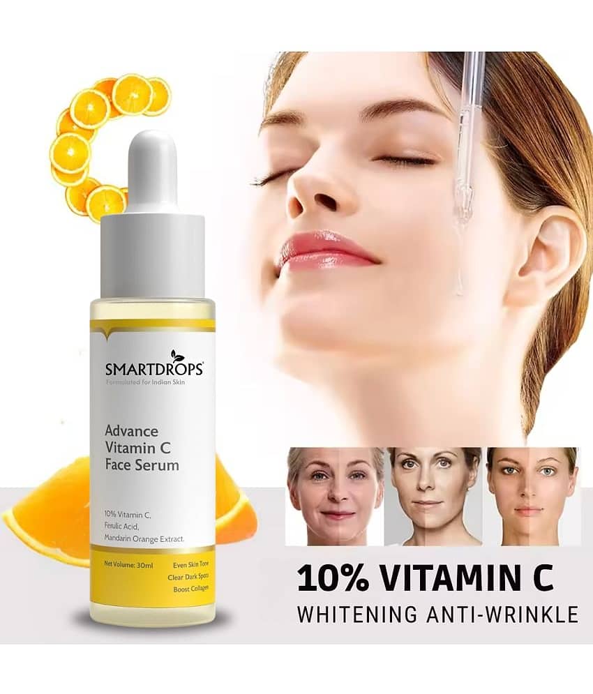 Smartdrops Face Serum Vitamin C Daily Care For All Skin Type ( Pack of 1 )