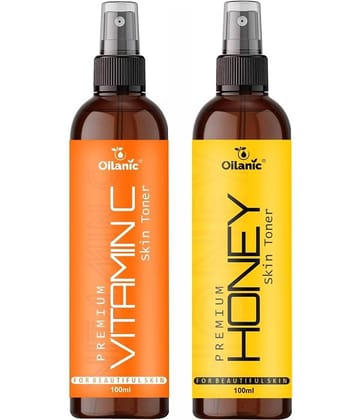 Oilanic   Vitamin C & Honey    Skin Tonic 200 mL Pack of 2