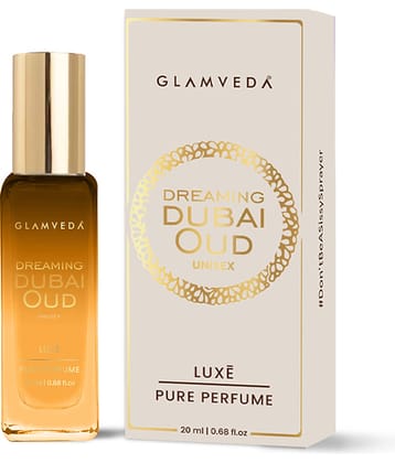 Glamveda Dreaming Dubai Oud - Luxe Pure Perfume Long-Lasting, 20ml