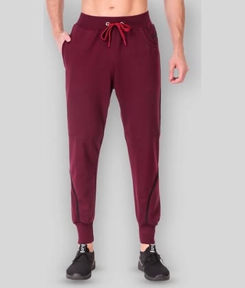 Uzarus - Maroon Cotton Men's Joggers ( Pack of 1 )
