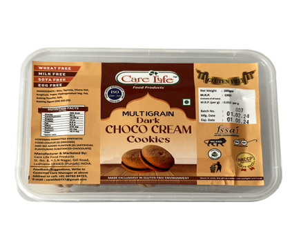 DARK CHOCOLATE CREAM COOKIES G/F