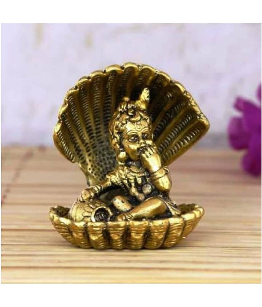 PAYSTORE Bal Gopal Krishna in Seep with Makkan matki Laddo Gopal