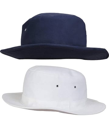 Zacharias Navy Plain Cotton Hats