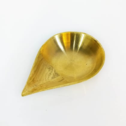 MAYAPURI 3 inches Handmade Pital Pradip, Pure Brass Diya/Pradeep for Daily Usage