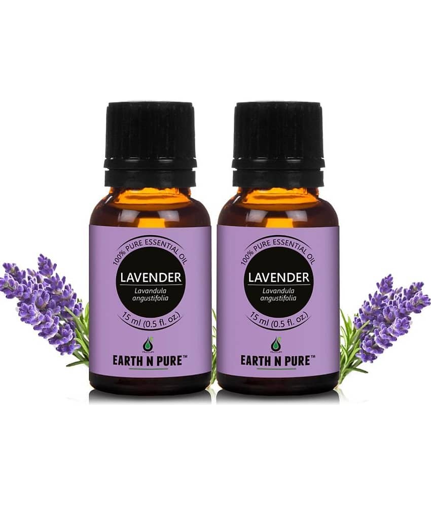 Earth N Pure - Lavender Essential Oil 15 mL ( Pack of 2 )
