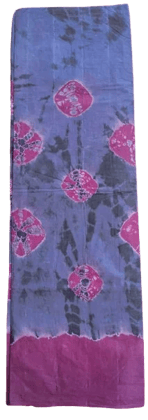 Cotton Elephant Colour Saree with Pink Design