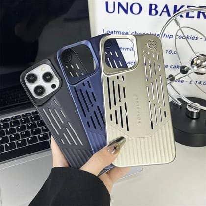 iPhone 15 Series New Curved Matte Case With Camera Bumper-Black / iPhone 15 Pro