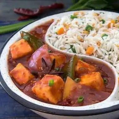 Fried Rice + Chilli Paneer