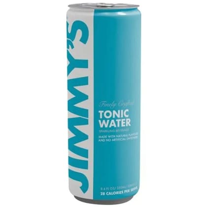 Jimmy's Cocktails Sparkling Beverage - Tonic Water, Finely Crafted, Natural Flavour, 250 ml