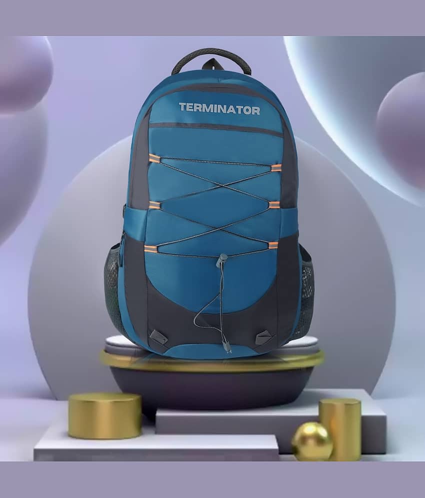 Fargo Blue Polyester Backpack ( 55 Ltrs )