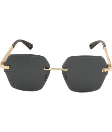 Bayberry Black Oversized Sunglasses ( Pack of 1 )