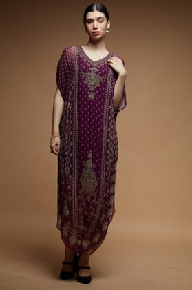 Wine Color Tunic-Free Size