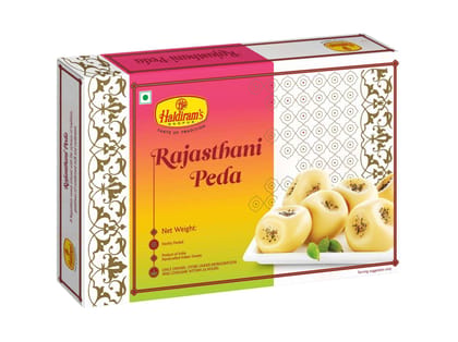 Haldiram's Rajasthani Peda Packed Sweets - 250 Gm - Pack of 2