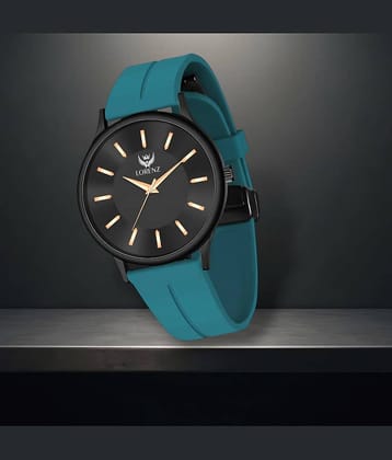Lorenz Blue Silicon Analog Men's Watch