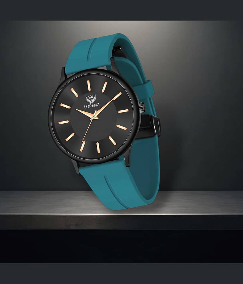 Lorenz Blue Silicon Analog Men's Watch