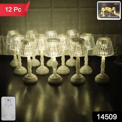 Crystal Design LED Flameless Tealight Candles (6 Pcs)