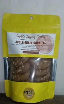 Multigrain jaggery cookies