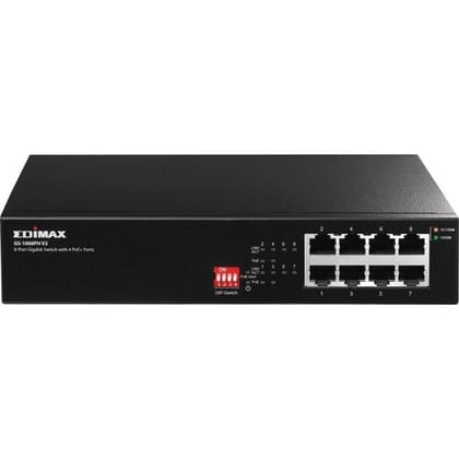 EDIMAX GS-1008PH V2 Long Range 8-Port Gigabit Switch with 4 PoE+ Managed Switch