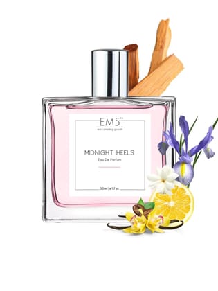 EM5 Midnight Heels Perfume for Women | Sweet Warm Spicy Vanilla Powdery Fragrance | 50ml Unisex Eau de Parfum Spray | Luxury Gift for Her EM5 Midnight Heels Perfume for Women | Sweet Warm Spicy Vanilla Powdery Fragrance | 50ml Unisex Eau de Parfum Spray 