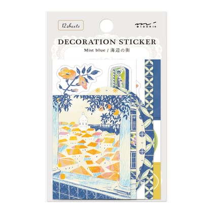 Midori Limited Edition 2668 Decoration Sticker - Blue