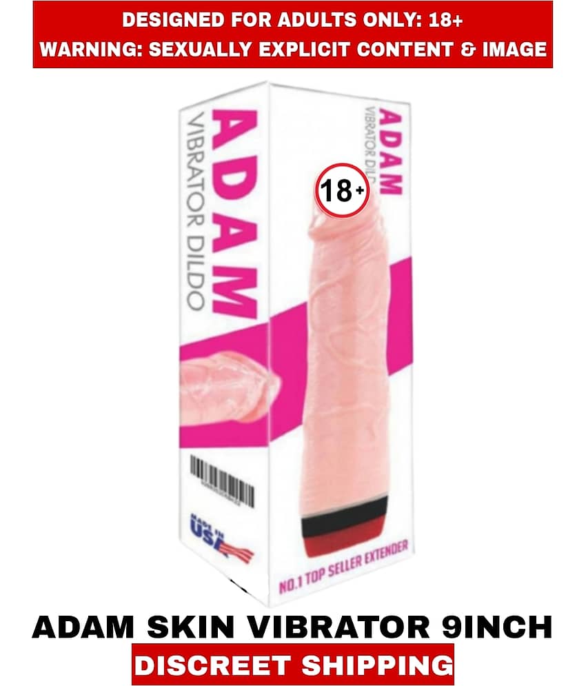 Sexual Wellness Women's Sex Toys Adam Skin 9inch Silicon Vibrator Dildo Sensual Experience Perfect Orgasm Penis Extenders For Women