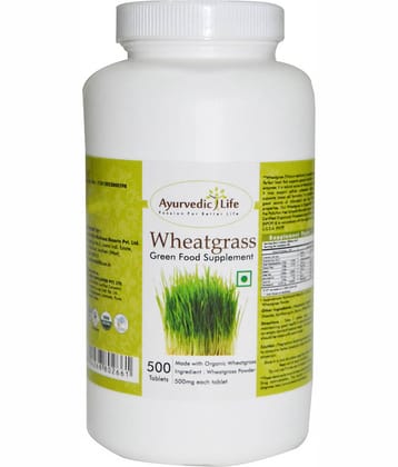 Ayurvedic Life Wheatgrass Tablet 500 No.S Pack of 1