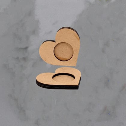 Dbeautify's Heart Shape MDF Tea Light Holder