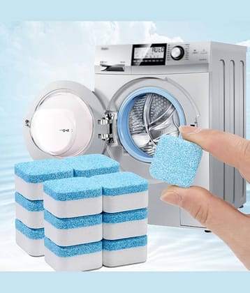 DHSMART Washing Machine Cleaner Tablets Dishwasher Tablets Descaling Powder, Deep Cleaner Tablet 1 no.s Pack of 10
