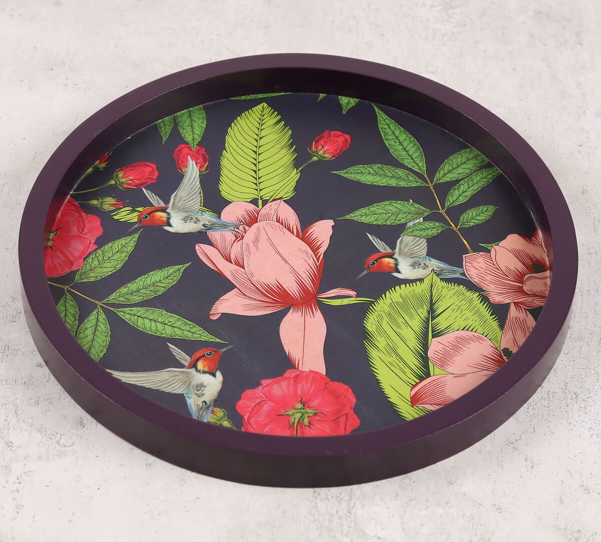 Warbled Verdure 7 Inch Decor Plate