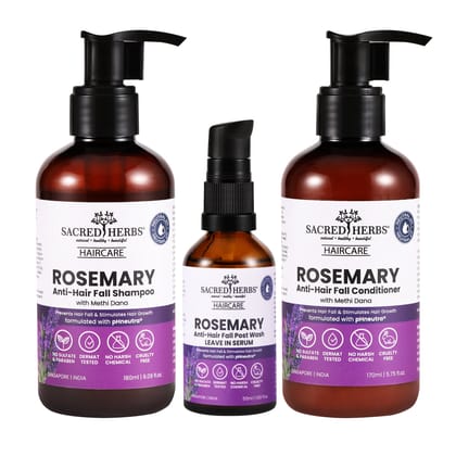 Rosemary Anti-Hair Fall  with Rosemary & Methi Dana Value Pack-Small