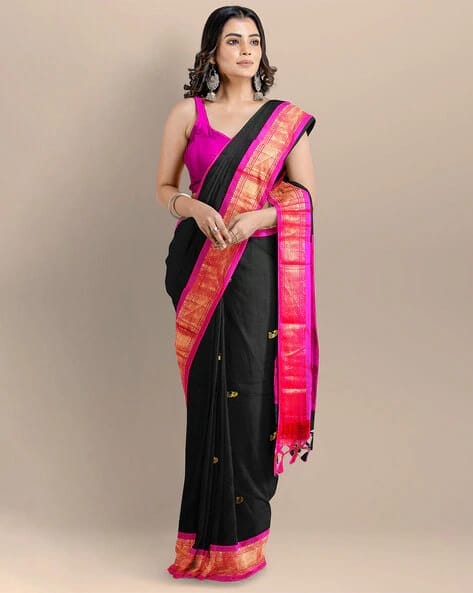 Trending Pathani Kanjivaram Silk Woven Saree