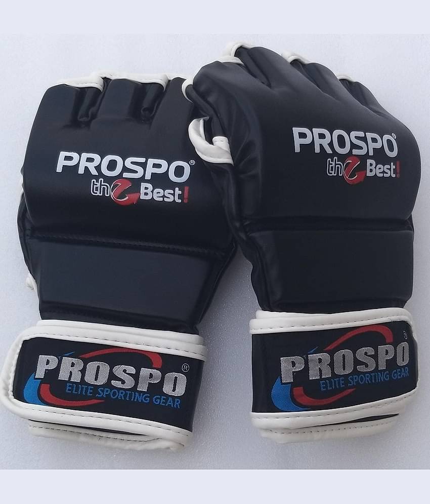Prospo Black PU Gloves L