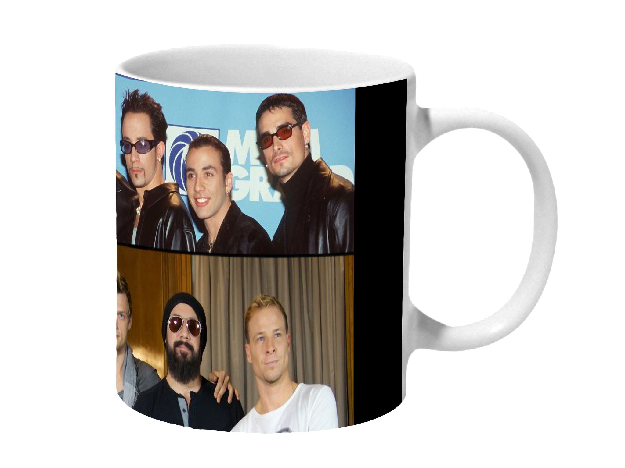 Multicolor Backstreet Boys Then And Now Ceramic Mug