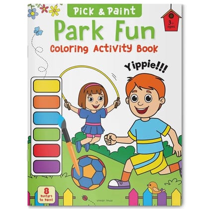 Wonder House Pick and Paint Coloring Activity Book Park Fun