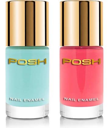 Posh Nail Polish Multi Glossy Pack of 2 9 mL