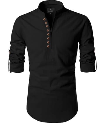 Nofilter Maroon Cotton Men's Regular Kurta ( Pack of 1 )