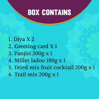 ManHar Organics Diwali Dry Fruits Gift Hamper 780g | Great for Corporate Gifts, Celebrations, and Special Occasions | Gourmet Gift Box |
