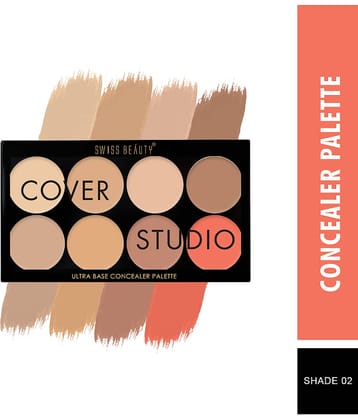 Swiss Beauty Ultra Base Concealer Palette (Shade-02), 16gm